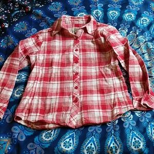 C.E. Schmidt fit for her flannel shirt size S